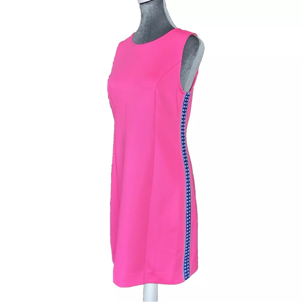 Lilly Pulitzer Mila Shift Dress Women's Small Raz Berry Stretch Embroidered